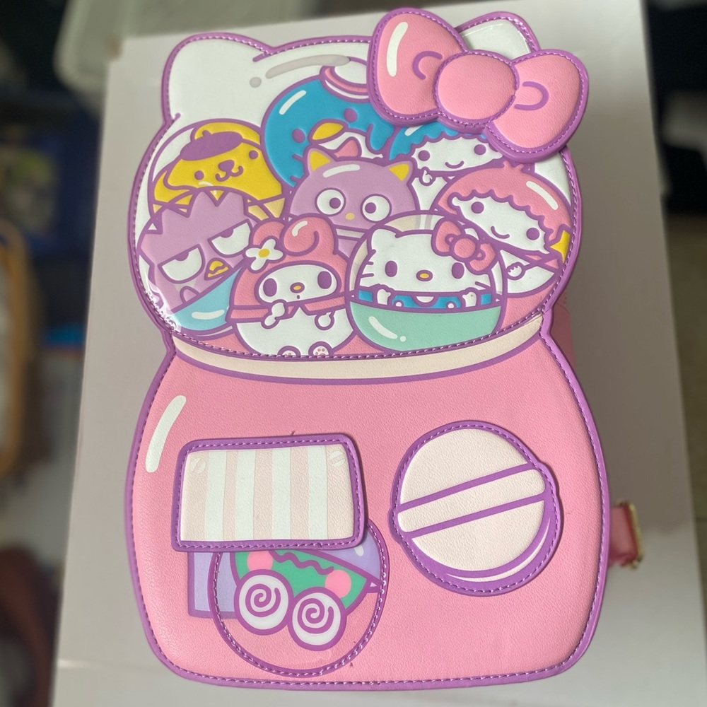 Hello Kitty Loungefly x Sanrio Gumball Machine Mini Backpack